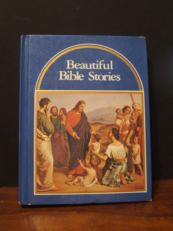 1964 vintage BEAUTIFUL BIBLE STORIES large hardback by ephemerista