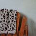 Baby Leggings for Girl or Boy - Dark Gray with Black Animal Print