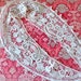 Gorgeous antique white lace collar trim edging