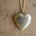 vintage heart locket / 1980s jewelry / CLAIRE