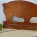 Wooden Pig Decor Shelf by Retro Daisy Girl