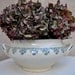 Antique French Country Shabby Soup or Casserole Dish - Digoin Faience