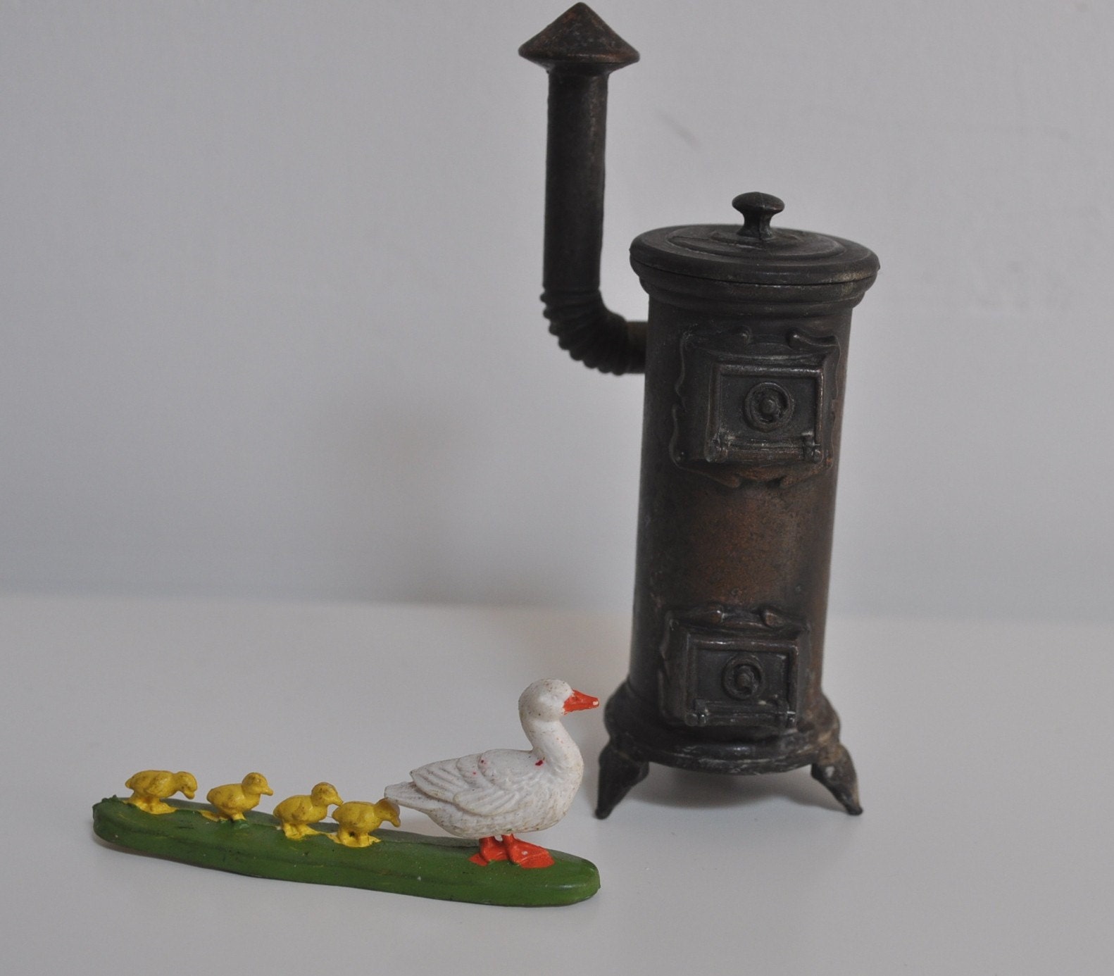 1970s Spanish Miniature Die Cast Stove Pencil Sharpener