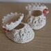 Knitting PATTERN (PDF file) - BABY Shoes VANILLA ( sizes 0-6/6-12 months)
