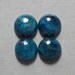 APATITE round cabochon FOUR 12mm button dome designer cabs