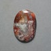 red CRAZY LACE AGATE cabochon 28X39mm freeform designer cab