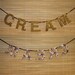 Cats Rule Everything Around Me "C.R.E.A.M." Gold Glitter Banner