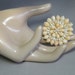 Vintage Seashell Brooch
