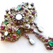 Reserved Third Installment Austro Hungarian Antique Dangle Brooch