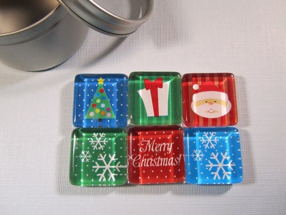 glass fridge magnets christmas decorations by dlrjewelry glass fridge magnets christmas decorations by dlrjewelry