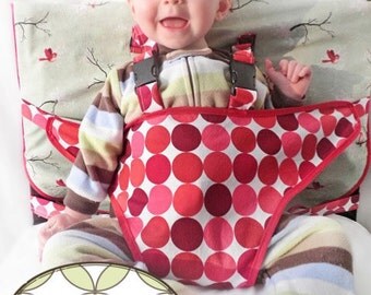 Travel High Chair PDF Sewing Pattern - FREE Shipping - by Blissfulpatterns