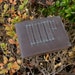 Chocolate Suede Vinyl Wallet