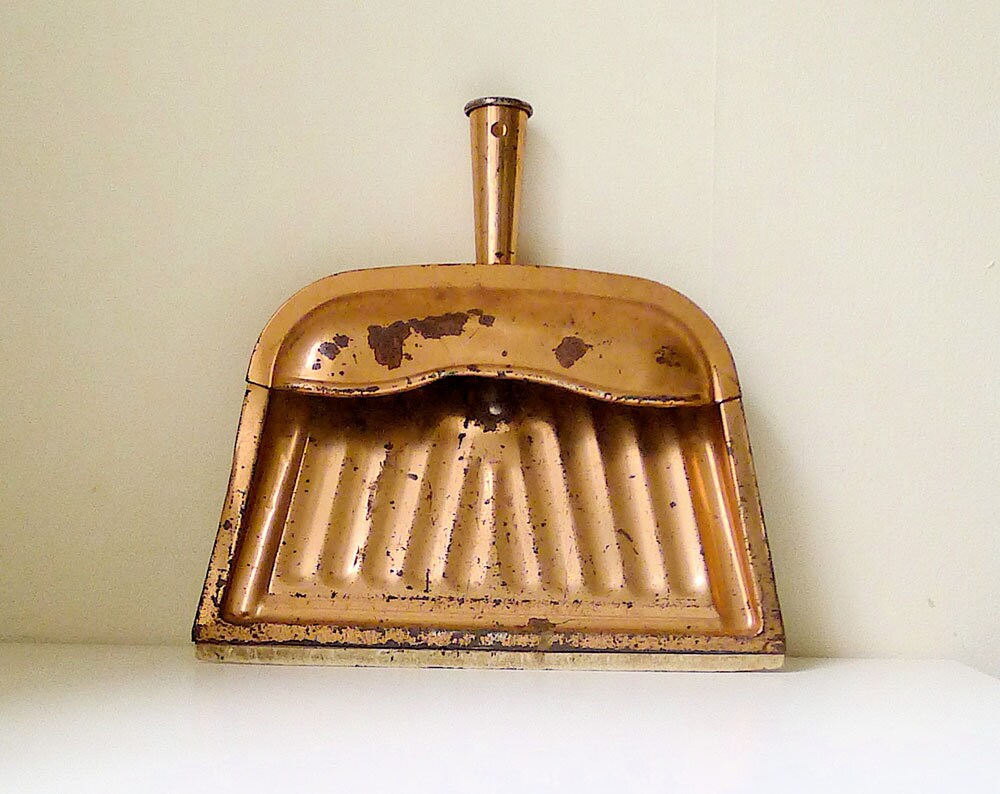 Vintage copper dust pan by Reinhabit on Etsy