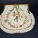 Antique Beaded purse with Crewel embroidery