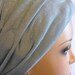 Glitter Dot Slate Jersey Scarf Turban