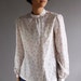 vintage rosebud blouse m