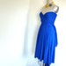 Scorpion Bay Cobalt Blue-Octopus Convertible Wrap Circle Skirt Short Dress