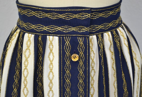 nautical maxi skirt