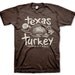 Texas Turkey men's armadillo nerdy vintage funny t-shirt brown s, m, l, xl