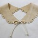 Leather Scalloped Collar