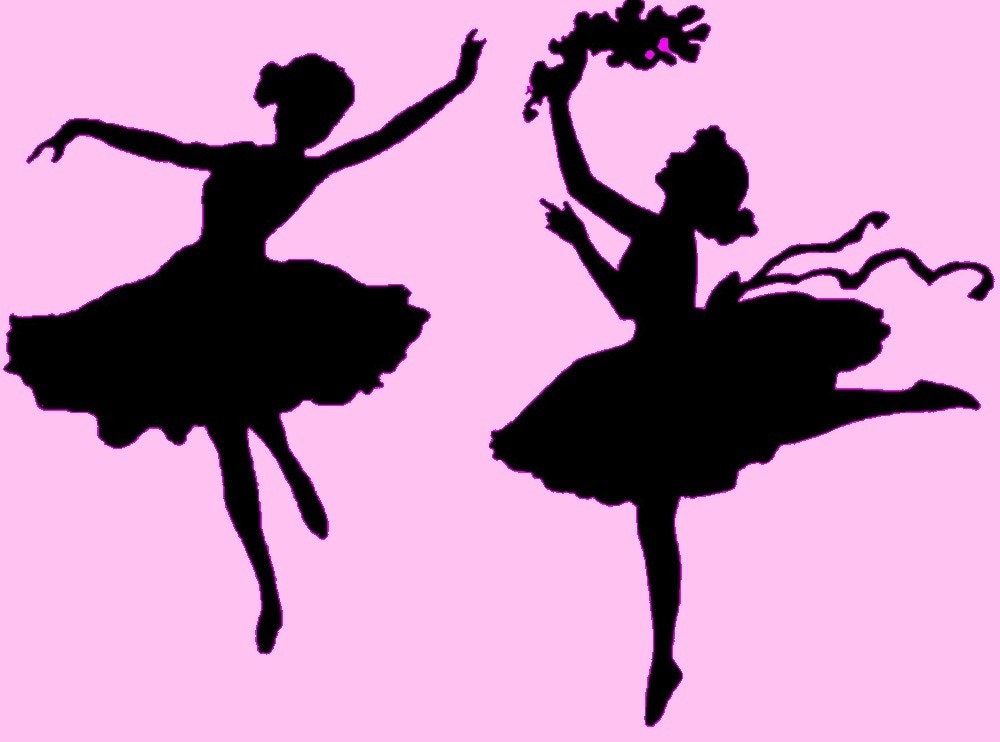 stencil-vintage-ballerina-dancers