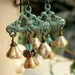 Tulip Patina Filigree Earrings