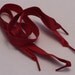 Vintage Shoestrings Rayon 1940's Red Rayon New Old Stock