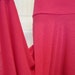Ladies long, modest, fuschia pink maxi knit missionary, travel, or work skirt in rayon lycra jersey, size s/m
