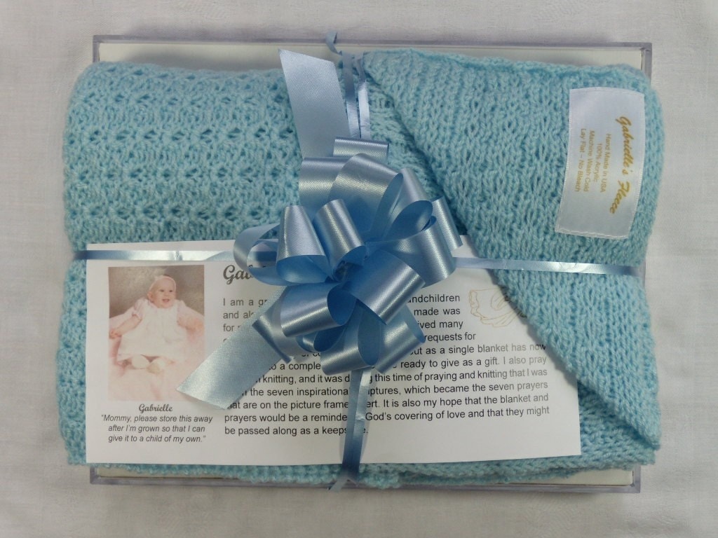 Keepsake Baby Prayer Blanket