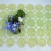 Vintage Hand Crochet Doily - Lime Green - Shabby Chic