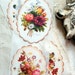 Flower Sticker Seals, Vintage Floral, Handmade Stickers, Botanical Wedding, Set of 12