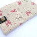 Clearance Sale/ iPod iPhone Padded Sleeve Case - Cute Poodles