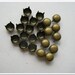 150 pcs antique bronze 5 mm Spots Studs