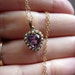 Amethyst and Seed Pearl Heart Pendant. Victorian. Circa late 1800s. Addy on Etsy.