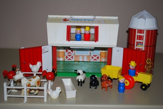 1980s fisher price farm set