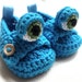 Blue Monster Baby Booty with Cute Monster eye on the Front