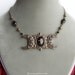 The Witch Queen of New Orleans Onyx Triple Moon Goddess Necklace