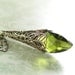 Olive Green Necklace Swarovski Green Crystal Necklace Antique Gold Brass Necklace Forest Green Pendant Necklace