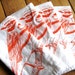 Screen Printed Organic Cotton Cloth Napkins - Eco Friendly Bird Dinner Napkins