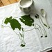 Screen Printed Organic Cotton Dairy Cow Flour Sack Towel - Soft and Absorbent Dish Towel