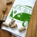 Screen Printed Organic Cotton VW Flour Sack Towel