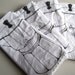 Screen Printed Organic Cotton Cloth Napkins - Eco Friendly Italian Espresso Maker Dinner Napkins