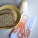 Screen Printed Organic Cotton Cloth Napkins - Eco Friendly Octopus Dinner Napkins