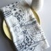 Screen Printed Organic Cotton Mason Jar Kitchen Flour Sack Tea Towel - Great dish towel