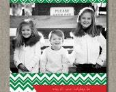 Holiday Photo Card - Set of 25 Photo Cards - Zig Zag Holidays by Flair Designery Il_170x135