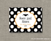 Personalized Boos and Hisses Halloween Sticker or Gift Tag - Set of 24 by Flair Designery Il_170x135