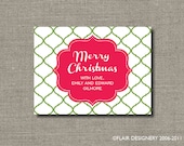 Holiday Sticker or Gift Tag - Set of 24 - Personalized Moroccan Merriment - by Flair Designery Il_170x135