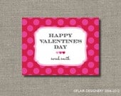 Polka Dotted Valentine Sticker or Gift Tag - Set of 24 by Flair Designery Il_170x135