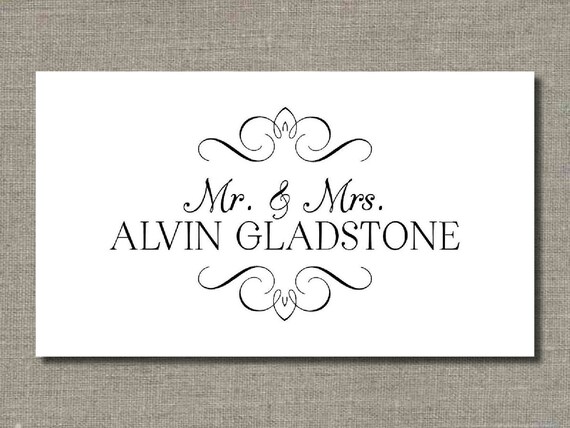 Flourish Fancy - Set of 100 - Any Color, Place Cards for Weddings, Parties, Events and more by Flair Designery Il_570xn