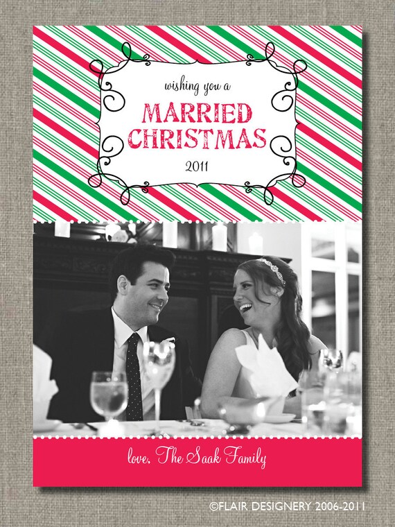 Holiday Photo Card - Set of 25 Photo Cards - Sweet as Candy Canes by Flair Designery Il_570xn